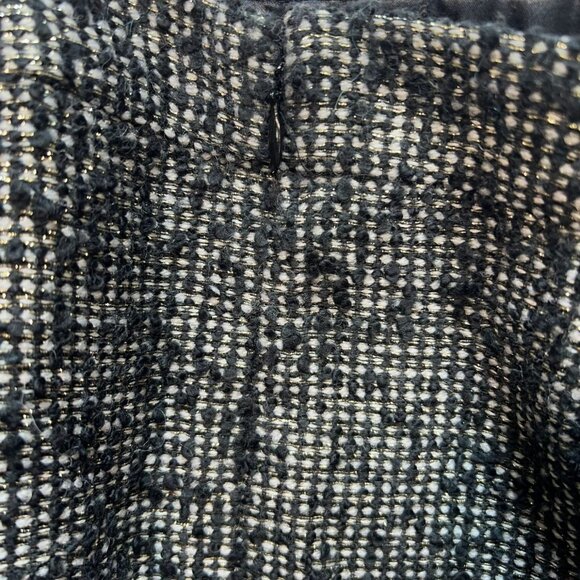 J.Crew Women's Notte Boucle Tweed Straight & Pencil Skirt Size 00 Black White - Picture 11 of 11